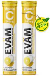 EVÄM Vitamin C Brausetabletten vegan glutenfrei laktosefrei für Sportler – Bild 1 von 2
