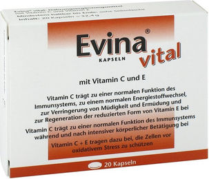 Evina vital Ascorbinsäure Kapseln von Rodisma-Med Pharma GmbH – Bild 1 von 1
