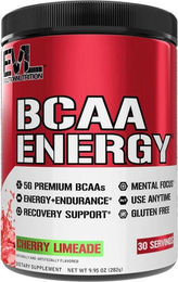 EVLution Nutrition BCAA Energy Pulver Cherry Limeade 252-390g – Bild 1 von 3