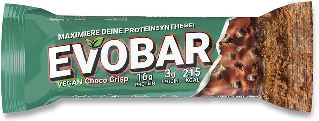 EVO SPORTS FUEL EVOBAR Proteinriegel Choco Crisp Vegan Schokolade – Bild 1 von 2