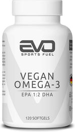 EVO SPORTS FUEL Omega 3 Vegan Kapseln ohne Zusatzstoffe für Sportler – Bild 1 von 1