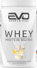EVO SPORTS FUEL Whey Protein Matrix Banane Pulver vegetarisch ohne Zusatzstoffe – Bild 1 von 1