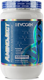 Evogen AminoJect Aminosäuren Pulver mit BCAA, Glutamin und Betain Blue Raspberry 470g – Bild 1 von 3
