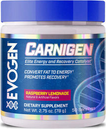 Evogen Carnigen L-Carnitin Pulver Raspberry Lemonade 78 g – Bild 1 von 2