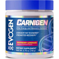 Produktbild von Evogen Carnigen L-Carnitin Pulver Raspberry Lemonade 78 g