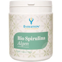 Produktbild von Evolution Bio Spirulina Algen Platensis Tabletten ohne Zusatzstoffe 1000 Stück