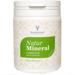 Evolution Natur Mineral Complete Mineralstoff-Komplex mit Kieselerde und Algenkalk Sango, vegan, 180 Kapseln – Bild 1 von 1