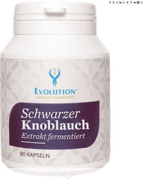 Evolution Schwarzer Knoblauch Extrakt fermentiert Kapseln ohne Zusatzstoffe 90 Stück – Bild 1 von 1