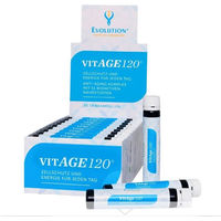 Produktbild von Evolution VITAGE Trinkampullen für Erwachsene vegan laktosefrei glutenfrei 120 Stück