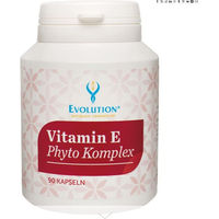 Produktbild von Evolution Vitamin E Phyto Komplex Vitamin-Kombination 90 mg Kapseln vegan für Erwachsene