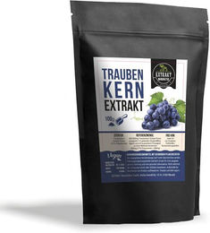 Extrakt Manufaktur Traubenkern Extrakt OPC Pulver vegan und ohne Zusatzstoffe – Bild 1 von 4
