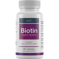 Produktbild von EXVital Biotin Tabletten vegan ohne Zusatzstoffe 365 Stück