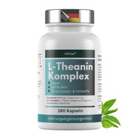 Produktbild von EXVital L-Theanin Komplex Kapseln mit Magnesium, Ashwagandha und Vitamin B6, 180 Kapseln, vegan