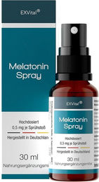 EXVital Melatonin Schlafspray mit Lavendel-Extrakt und Vitamin B6 vegan und zuckerfrei 30 ml – Bild 1 von 1