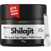 Produktbild von EXVital Mumijo Shilajit Harz Pulver vegan ohne Zusatzstoffe 30 g
