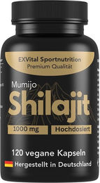 EXVital Mumijo Shilajit Kapseln 1000 mg vegan ohne Zusatzstoffe 120 Stück – Bild 1 von 1
