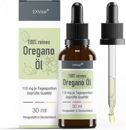 EXVital Oregano Öl mit 80% Carvacrol vegan und ohne Zusatzstoffe – Bild 1 von 4