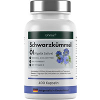 Produktbild von EXVital Schwarzkümmelöl Kapseln 400 mg 1000 Stück