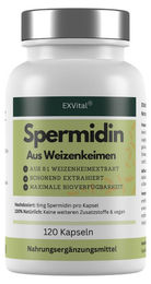 EXVital Spermidin Kapseln vegan ohne Zusatzstoffe laktosefrei – Bild 1 von 4