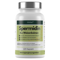 Produktbild von EXVital Spermidin Kapseln vegan ohne Zusatzstoffe laktosefrei