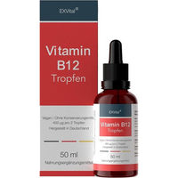Produktbild von EXVital Vitamin B12 Tropfen mit Methylcobalamin glutenfrei und laktosefrei