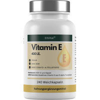 Produktbild von EXVital Vitamin E Kapseln vegan laktosefrei und glutenfrei 240 Stück