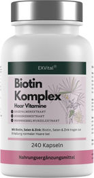 EXVital Zink Biotin Selen Kombi Kapseln vegan ohne Zusatzstoffe 240 Stück – Bild 1 von 1