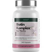 Produktbild von EXVital Zink Biotin Selen Kombi Kapseln vegan ohne Zusatzstoffe 240 Stück