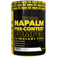 Produktbild von FA Nutrition Napalm PreContest Pumped Stimulant Free Pulver mit Kräuter-Komplex 10 x 17,5 g Mix