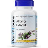 Produktbild von fair - pure Alfalfa Extrakt Tabletten vegan ohne Zusatzstoffe 180 Stück