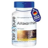 Produktbild von Fair & Pure Astaxanthin 7,5 mg Kapseln, 180 Stück, vegan und ohne Zusatzstoffe