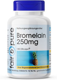 Fair&Pure Bromelain 250 mg Kapseln vegan ohne Zusatzstoffe 180 Stück – Bild 1 von 1