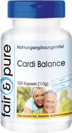 Fair & Pure Cardi Balance Multivitamin-Präparat mit Aminosäuren und Pflanzenextrakten 120 Kapseln glutenfrei und laktosefrei – Bild 1 von 1