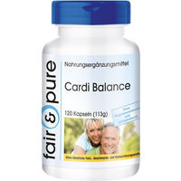 Produktbild von Fair & Pure Cardi Balance Multivitamin-Präparat mit Aminosäuren und Pflanzenextrakten 120 Kapseln glutenfrei und laktosefrei