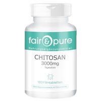 Produktbild von Fair & Pure Chitosan 3000mg Tabletten ohne Zusatzstoffe 180 Stück