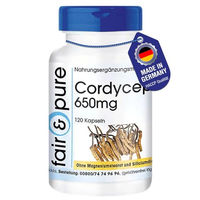 Produktbild von Fair & Pure Cordyceps Kapseln vegan 120 Stück