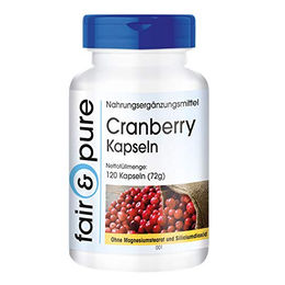 Fair & Pure Cranberry Kapseln vegan ohne Zusatzstoffe 120 Stück – Bild 1 von 3