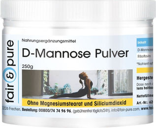 fair - pure D-Mannose mit Vitamin B2 Pulver vegan ohne Zusatzstoffe – Bild 1 von 1