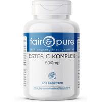 Produktbild von Fair & Pure Ester C Komplex Tabletten vegan ohne Zusatzstoffe 120 Stück