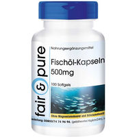 Produktbild von fair - pure Fischöl Kapseln ohne Zusatzstoffe