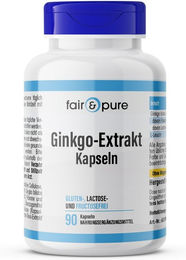 Fair & Pure Ginkgo Extrakt 90 mg Kapseln vegan ohne Zusatzstoffe – Bild 1 von 1