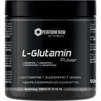 Produktbild von Fair & Pure L-Glutamin Pulver vegan ohne Zusatzstoffe 500 g