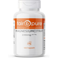 Produktbild von fair-pure Magnesiumcitrat Kapseln ohne Zusatzstoffe 120 Stück