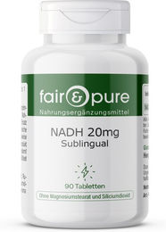 fair - pure NADH 20mg Sublingual Tabletten Vegan ohne Zusatzstoffe – Bild 1 von 1