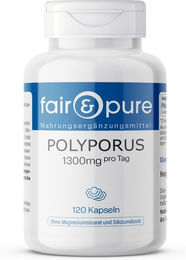 fair - pure Polyporus 1300mg Kapseln vegan ohne Zusatzstoffe 120 Stück – Bild 1 von 1
