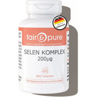 Produktbild von fair-pure Selen Komplex 200µg Tabletten ohne Zusatzstoffe