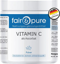 Fair & Pure Vitamin C als Ascorbat Pulver 500g vegan ohne Zusatzstoffe – Bild 1 von 2