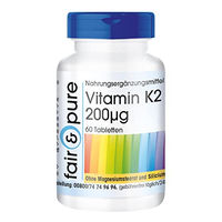 Produktbild von Fair & Pure Vitamin K2 200µg Tabletten 60 Stück vegan ohne Zusatzstoffe