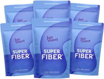 Fairment SuperFiber Premium Ballaststoff-Komplex Pulver laktosefrei glutenfrei ohne Zusatzstoffe – Bild 1 von 2