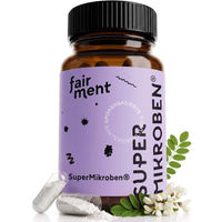 Produktbild von Fairment SuperMikroben Bakterienstämme mit Zink, 3 Mrd. KBE pro Tagesdosis, vegan und glutenfrei, 60 Kapseln